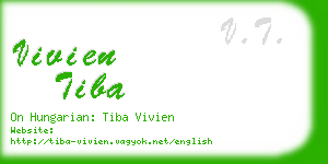 vivien tiba business card